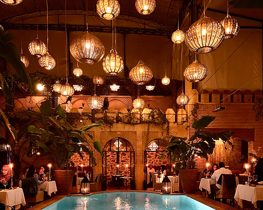1001 Tours Morocco foto restaurant